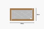 Hanah Home Espejo Pierre - Bronce, Blanco v2
